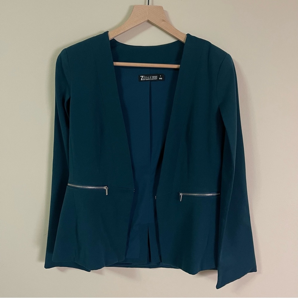 Open Front Cape Blazer